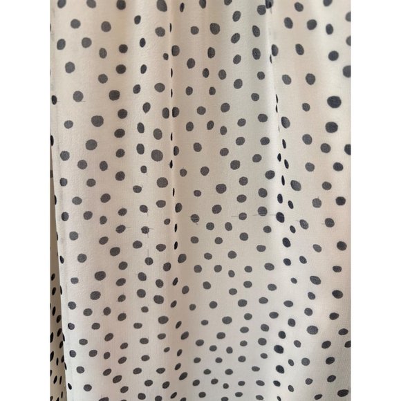 Vintage Betsey Johnson Dress Womens Sz 6 Silk Polka Dot Slip Dress Prom Retro - Picture 8 of 13